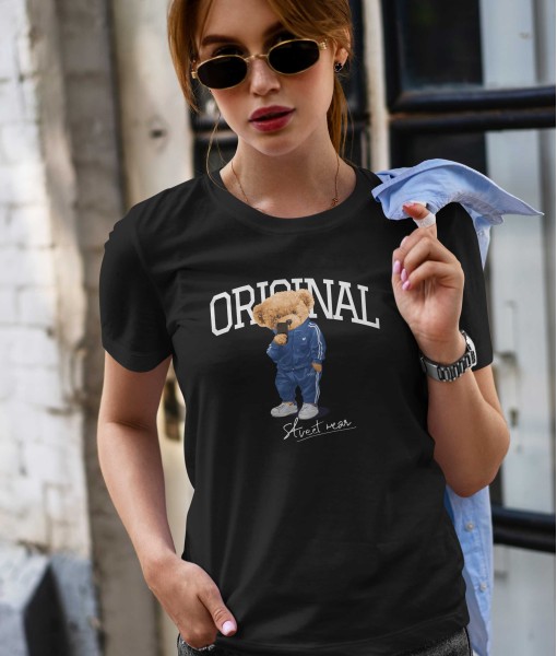 Дамска тениска с щампа Мечета Original